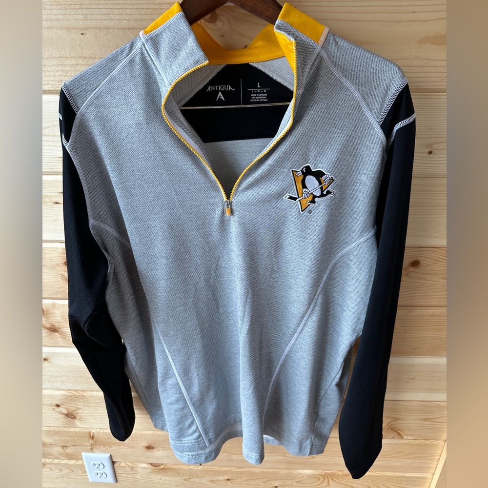Antigua Pittsburgh Penguins Men’s Quarter Zip Size L